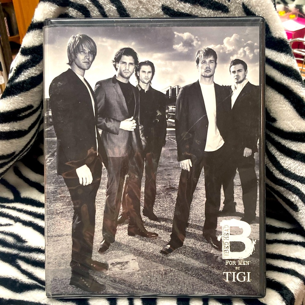 TIGI BedHead for Men DVD and Educational Men’s Haircut Book